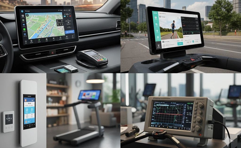 application of TFT touch screens Einsatz von TFT-Touchscreens