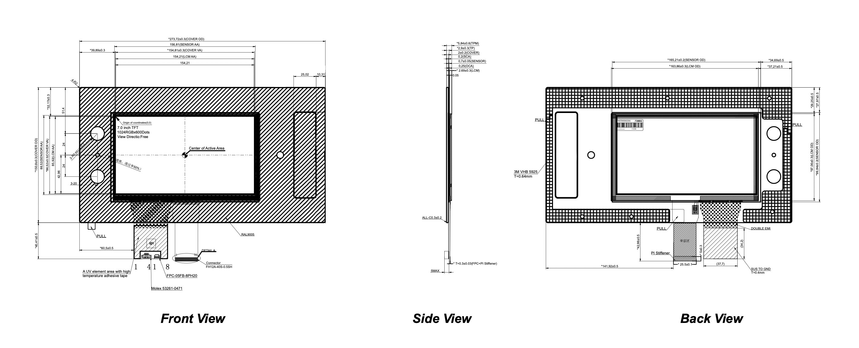 FN0700T187A drawing FN0700T187A Zeichnung