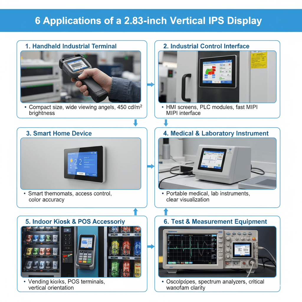 Applications of small TFT LCD Anwendungen von kleinen TFT-LCDs