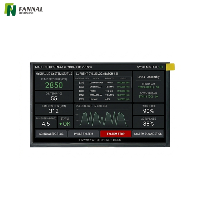 7 Zoll 1024×600 industrielles In-Cell-Touch-Display-Modul