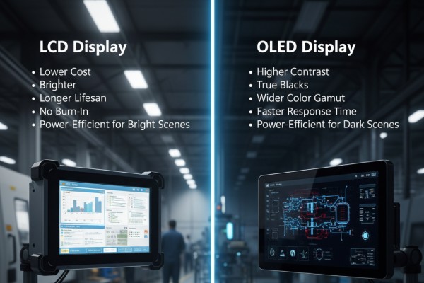 LCD vs. OLED-Display: Was ist besser für industrielle Anwendungen?