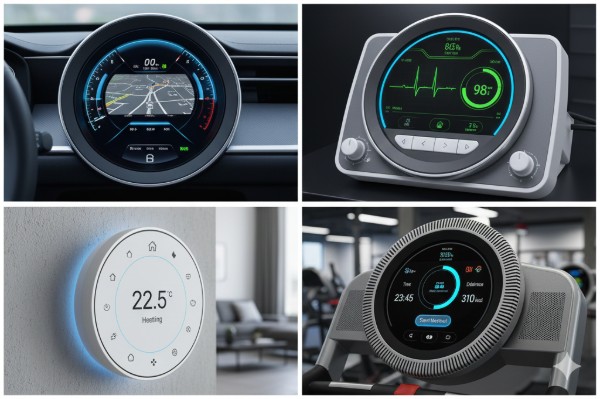 Anwendungen runder Displays