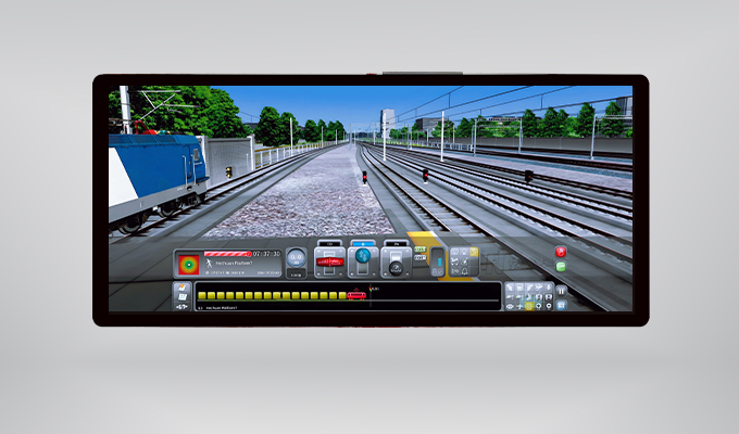 Eisenbahnanzeige