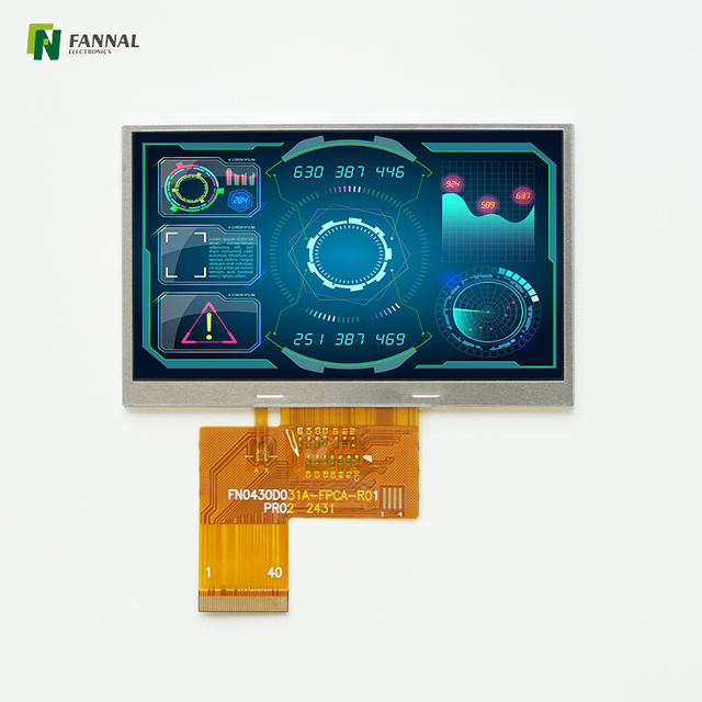 4,3 -Zoll -TFT -Display hoher Helligkeit Display 800*480 Auflösungs -IPS LCD