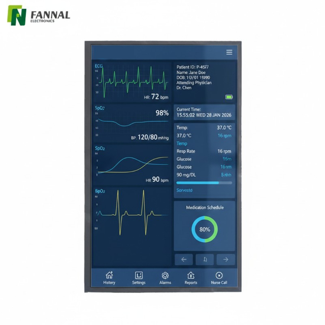 15,6-Zoll-In-Cell-TFT-Display | 1200×1920 MIPI | 1000 Nits